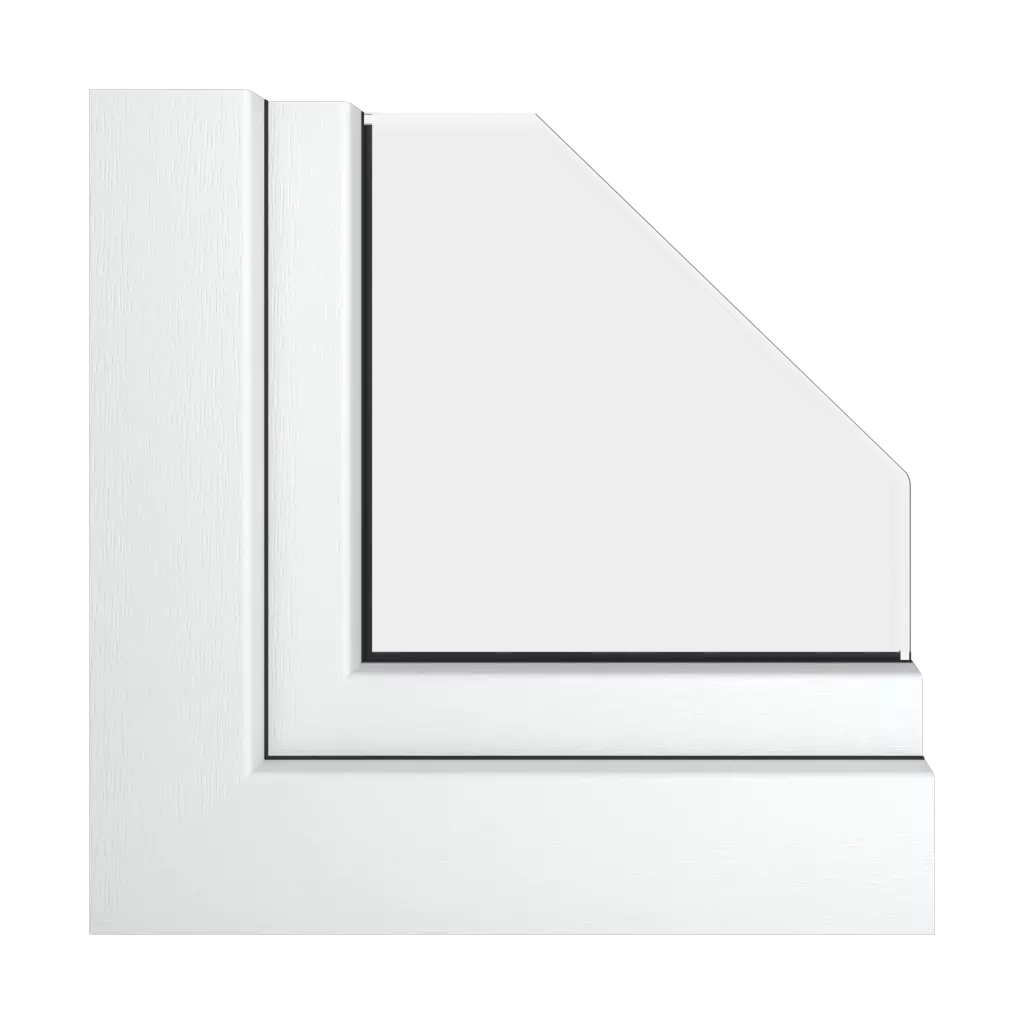 Blanc texturé fenetres profils-de-fenetre aluplast tvh-85mm