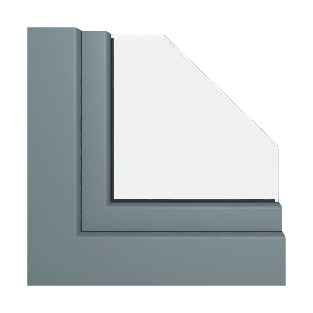 Gris basalte fenetres profils-de-fenetre aluplast tvh-85mm