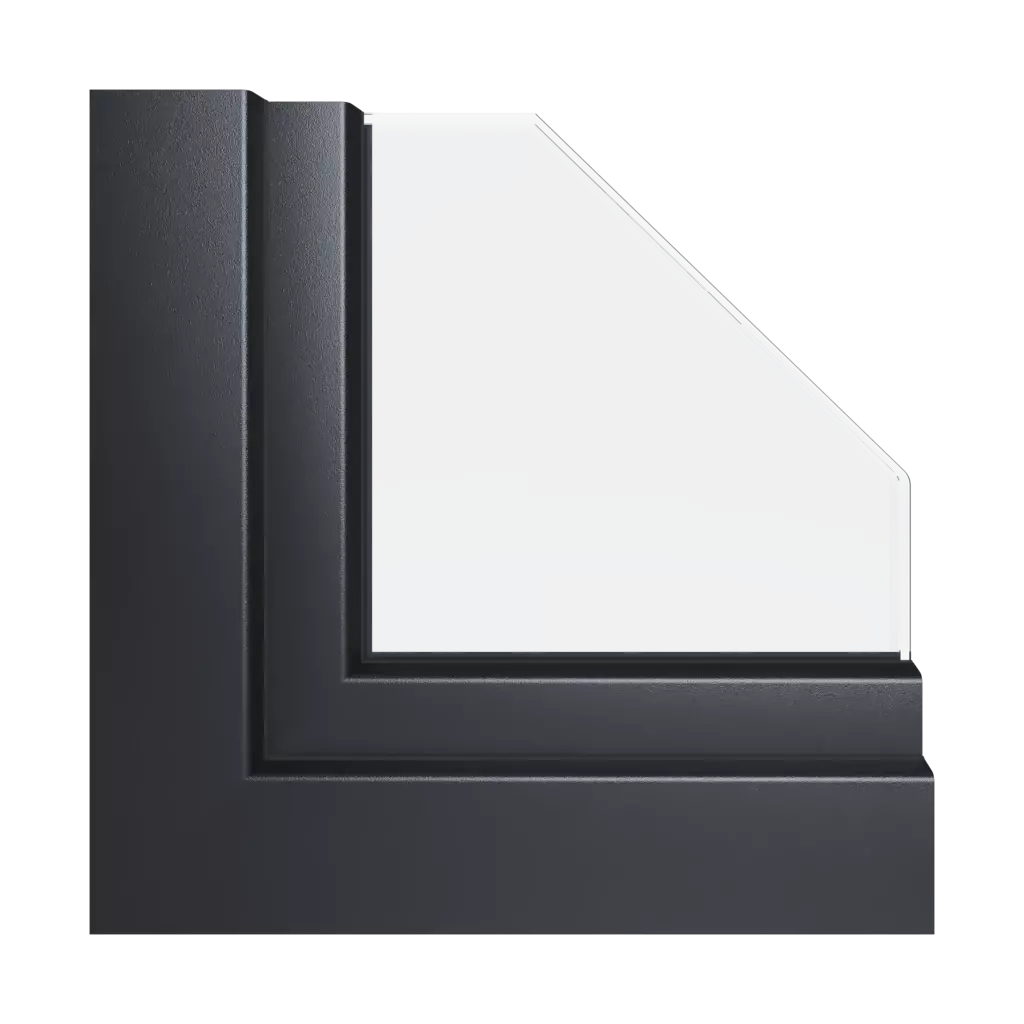 Aludec Jet black aludec fenetres profils-de-fenetre aluplast monobloc