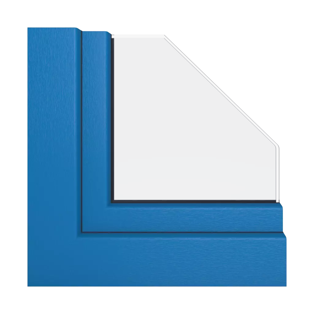 Bleu brillant fenetres profils-de-fenetre schuco corona-si-82