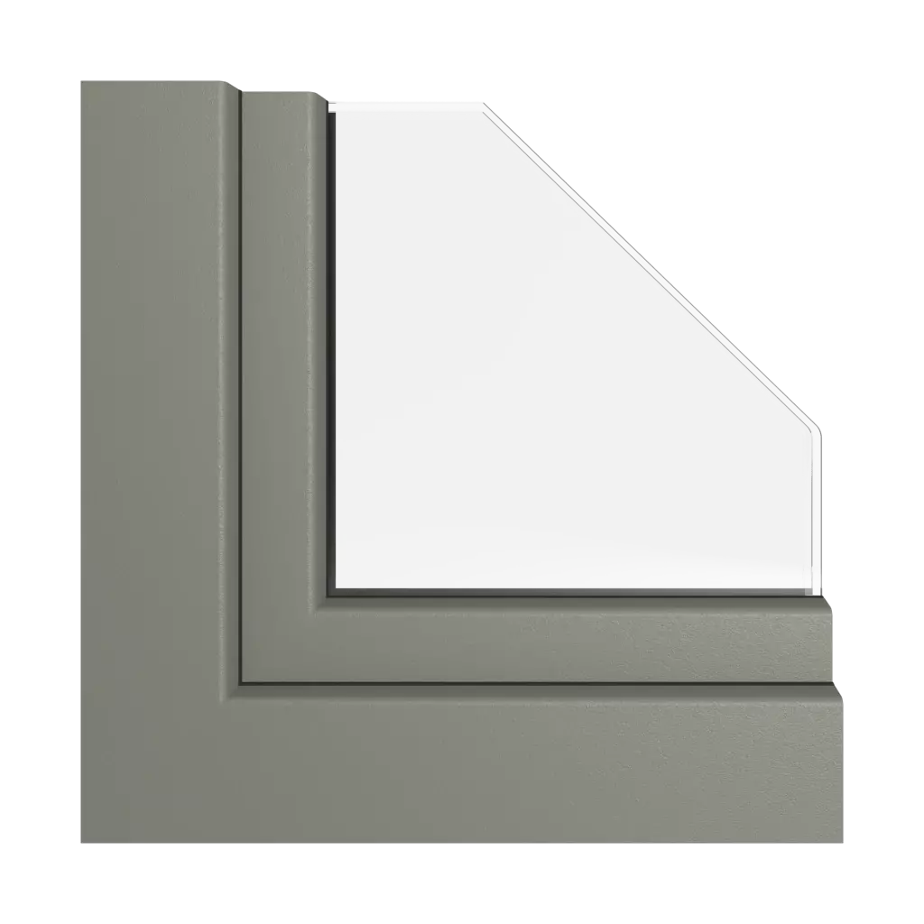 Quartz gris mat fenetres couleur-de-la-fenetre couleurs-kommerling   