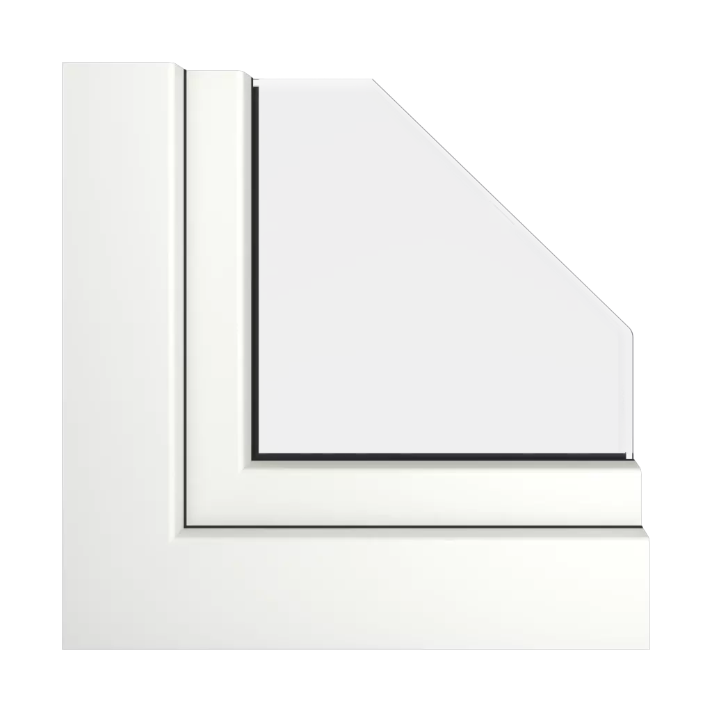 Acrylique blanc signalisation RAL 9016 fenetres profils-de-fenetre gealan linear