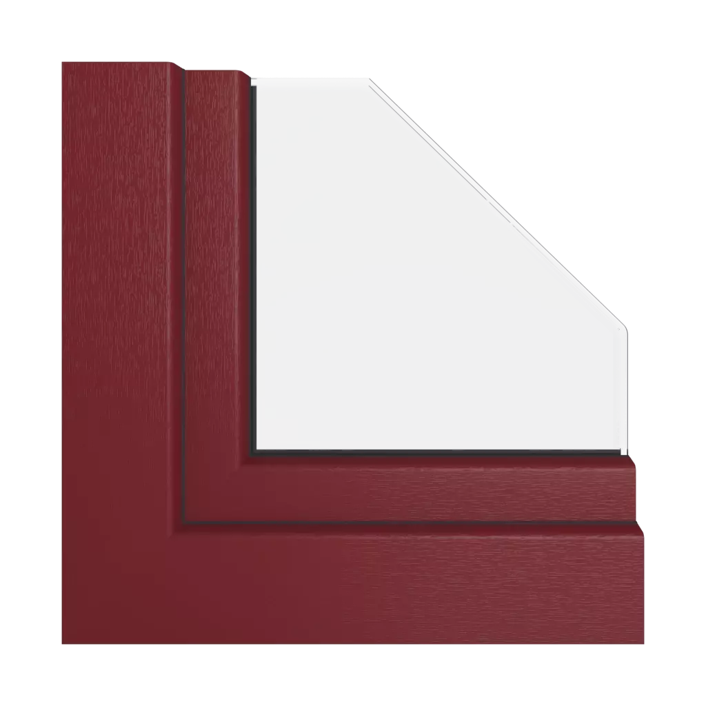 Rouge RAL 3005 fenetres profils-de-fenetre gealan s-8000