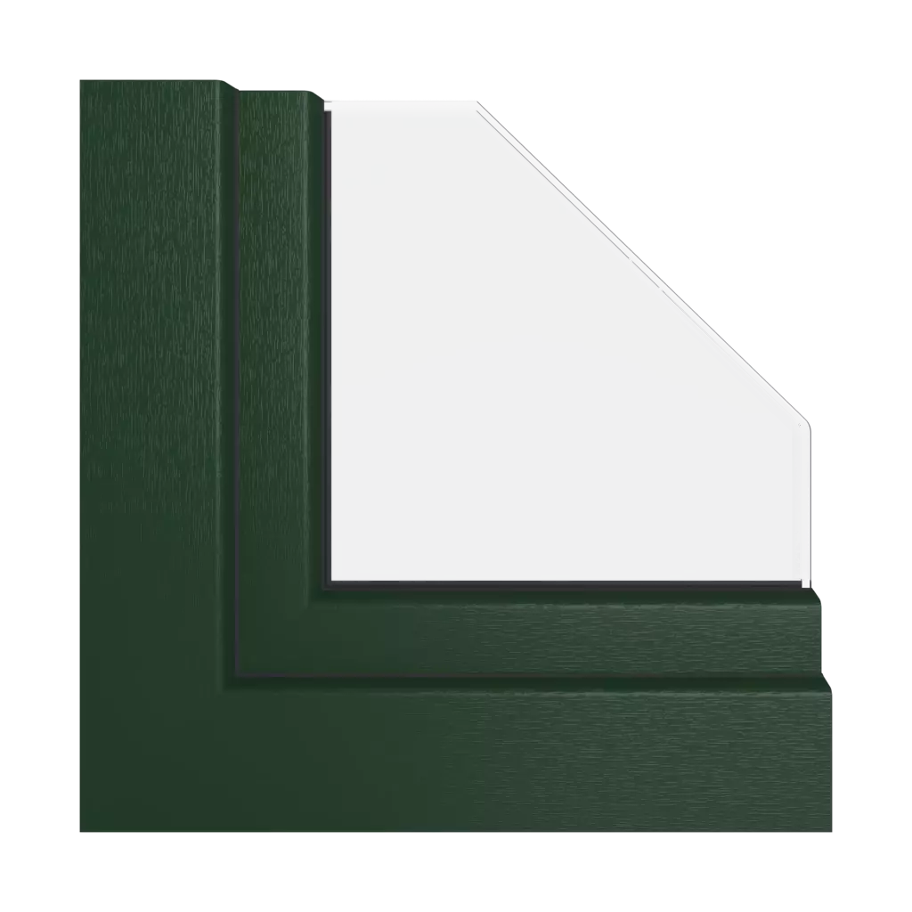 Vert RAL 6009 fenetres profils-de-fenetre gealan s-8000