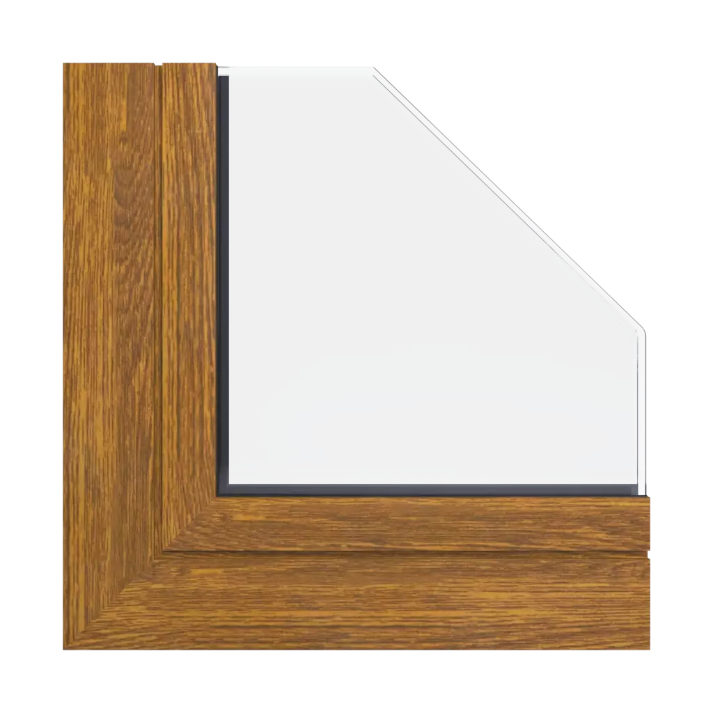 Effet bois chêne doré classique ✨ fenetres type-de-fenetre quatre-vantaux division-verticale-asymetrique-30-70-avec-un-poteau-mobile 