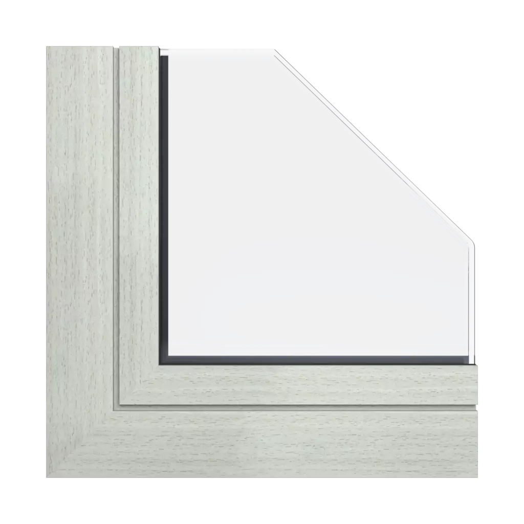 Effet bois de hêtre blanchi des-produits fenetres-en-aluminium    