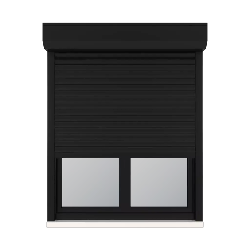 Noir fenetres accessoires-de-fenetre stores-de-fenetre aluprof