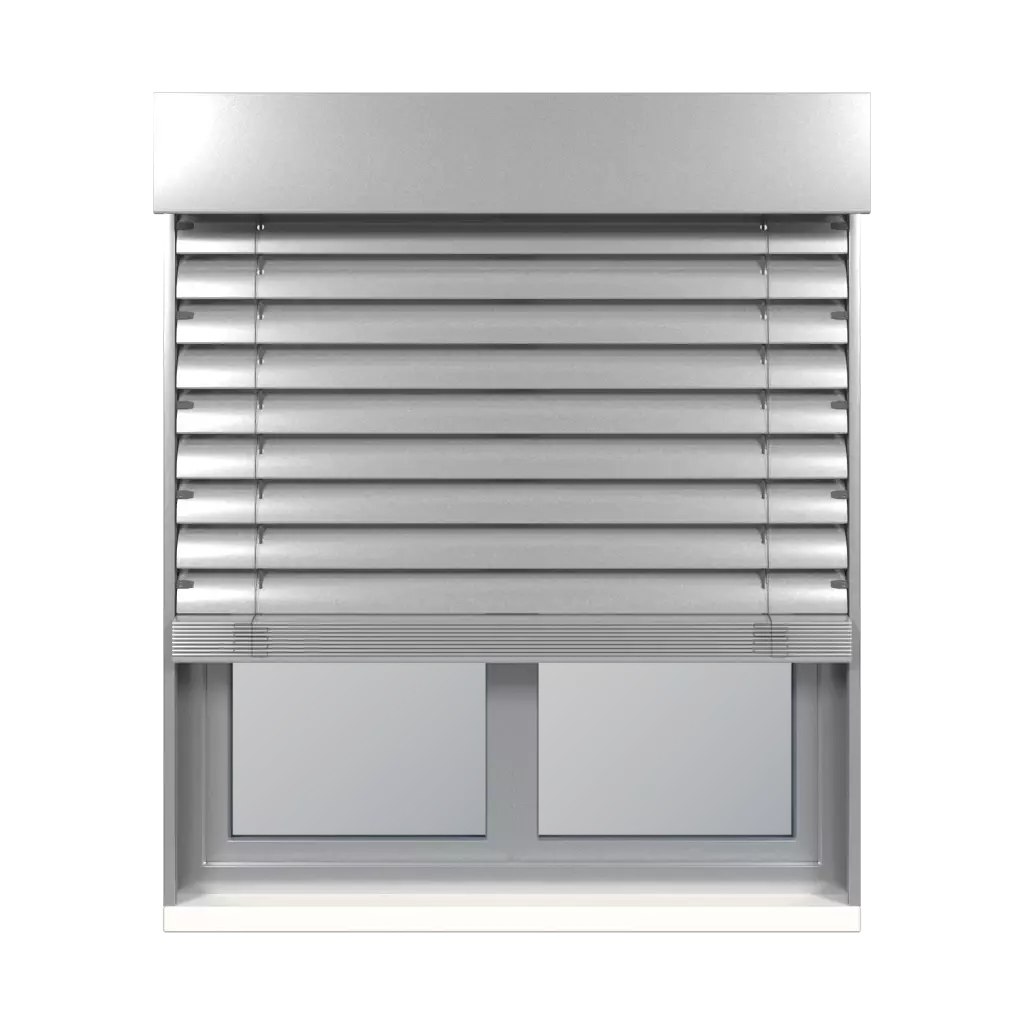 Argent RAL 9006 fenetres accessoires-de-fenetre stores-de-facade aluprof