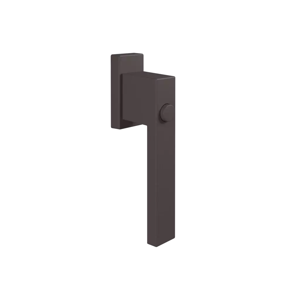 Poignée de porte avec bouton Dublin marron fenetres accessoires-de-fenetre poignees dublin avec-bouton poignee-de-porte-avec-bouton-dublin-marron