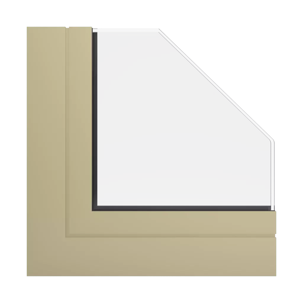 RAL 1000 Beige vert fenetres profils-de-fenetre aliplast visoglide-plus