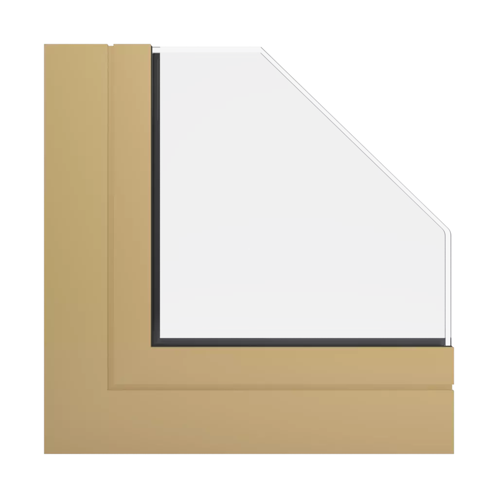 RAL 1002 Jaune sable fenetres profils-de-fenetre aliplast slide-plus