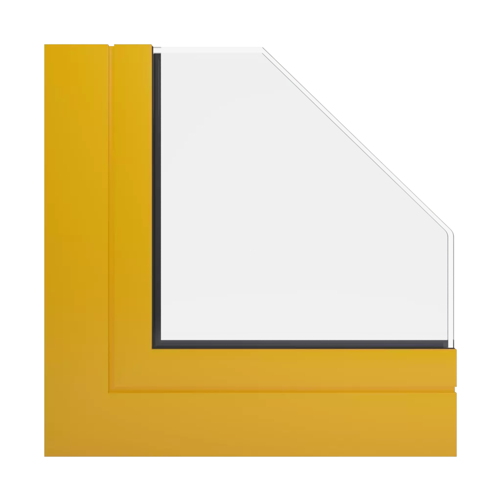 RAL 1003 Jaune de sécurité fenetres profils-de-fenetre ponzio pe78n