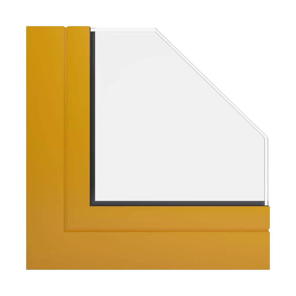 RAL 1006 Jaune maïs fenetres profils-de-fenetre aluprof mb-60e-ei