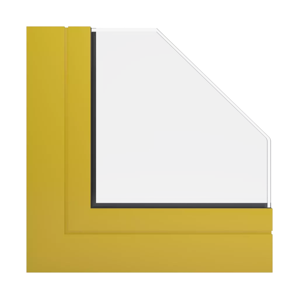 RAL 1012 Jaune citron fenetres profils-de-fenetre aliplast slide-plus