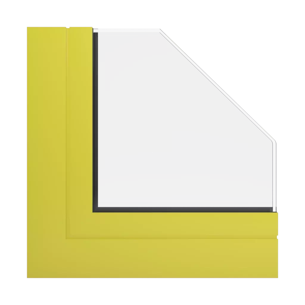 RAL 1016 Jaune soufre fenetres couleur-de-la-fenetre aluminium-ral ral-1016-jaune-soufre