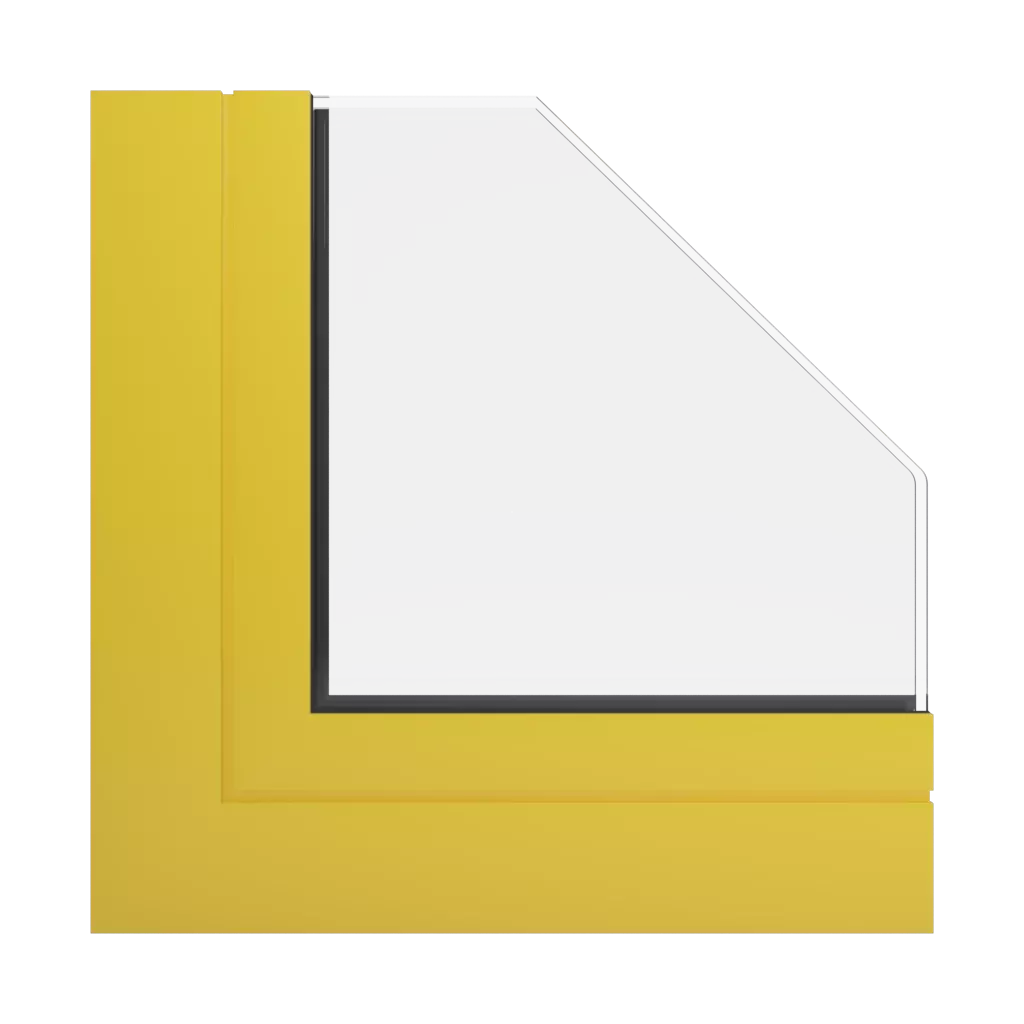 RAL 1018 Jaune zinc fenetres profils-de-fenetre aliplast slide-plus
