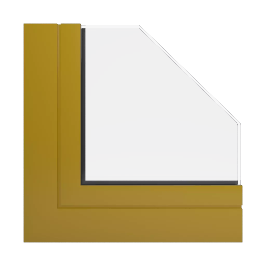 RAL 1027 Jaune curry fenetres profils-de-fenetre aliplast ultraglide