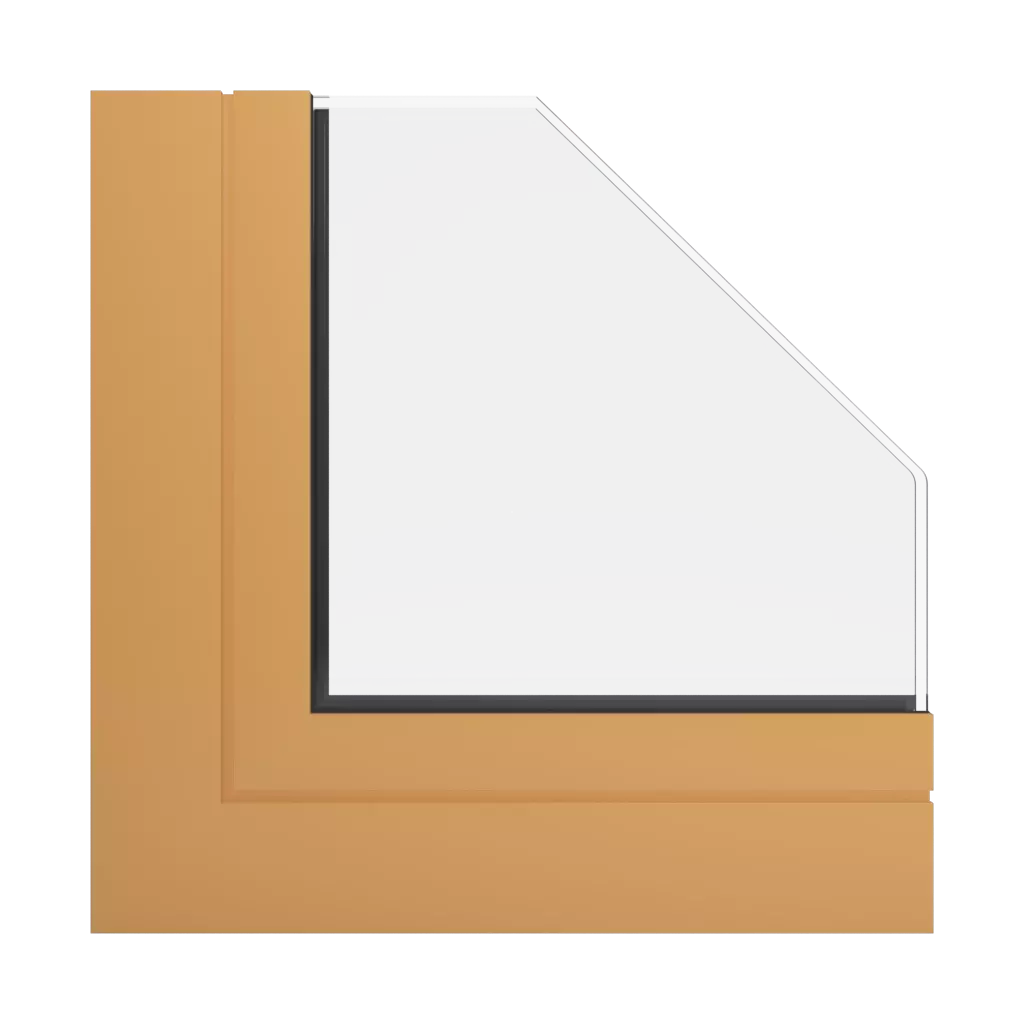 RAL 1034 Jaune pastel fenetres profils-de-fenetre aluprof mb-77hs