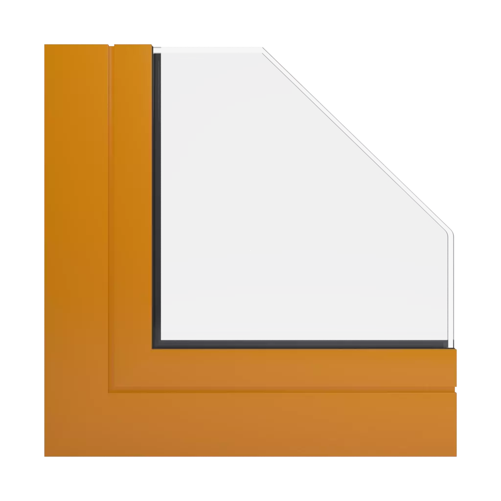 RAL 2000 Orangé jaune fenetres profils-de-fenetre aliplast slide-plus