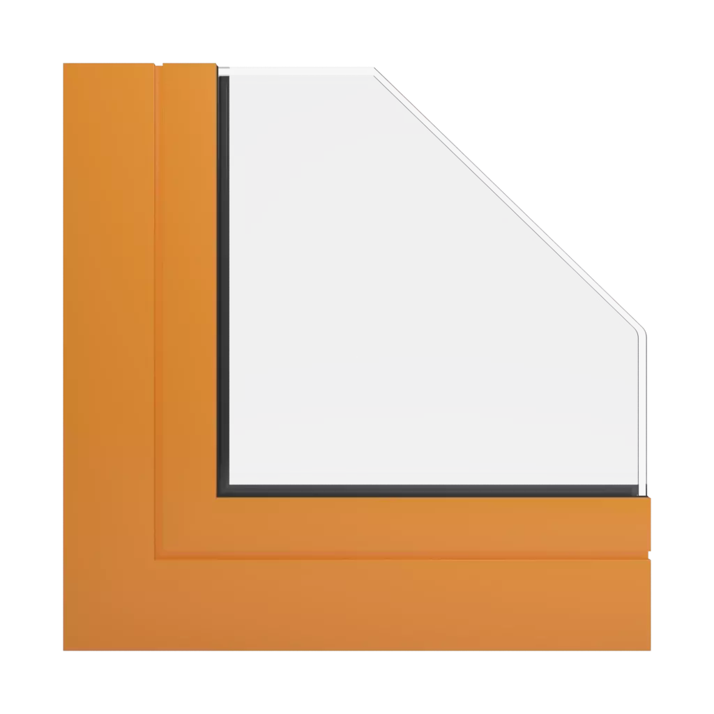 RAL 2003 Orangé pastel fenetres profils-de-fenetre aliplast slide-plus