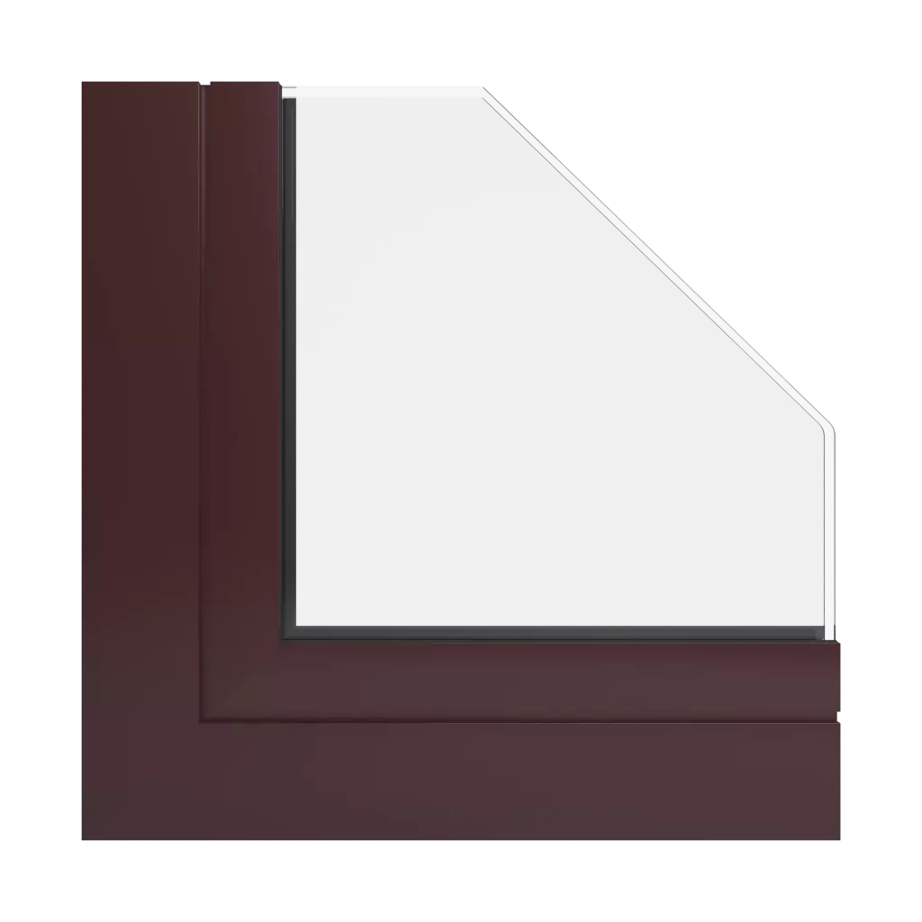 RAL 3007 Rouge noir fenetres profils-de-fenetre aluprof mb-skyline