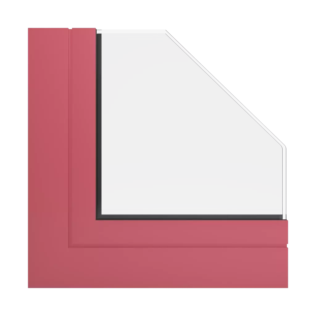 RAL 3017 Rosé fenetres profils-de-fenetre aluprof mb-104-passive