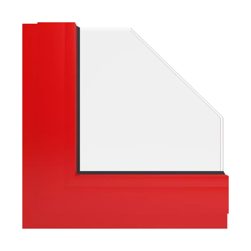 RAL 3024 Rouge brillant fenetres couleur-de-la-fenetre aluminium-ral ral-3024-rouge-brillant interior