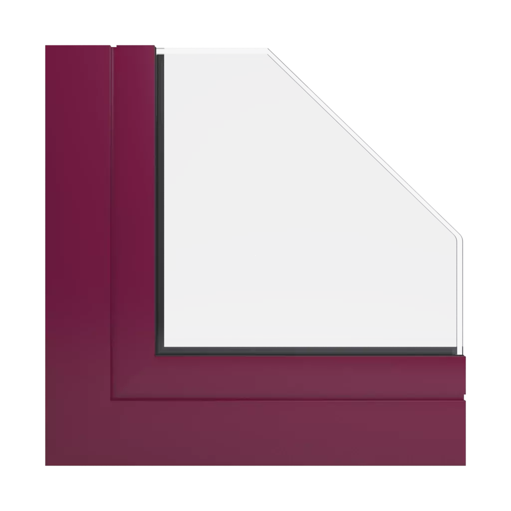 RAL 4004 Violet bordeaux fenetres profils-de-fenetre aliplast slide-plus