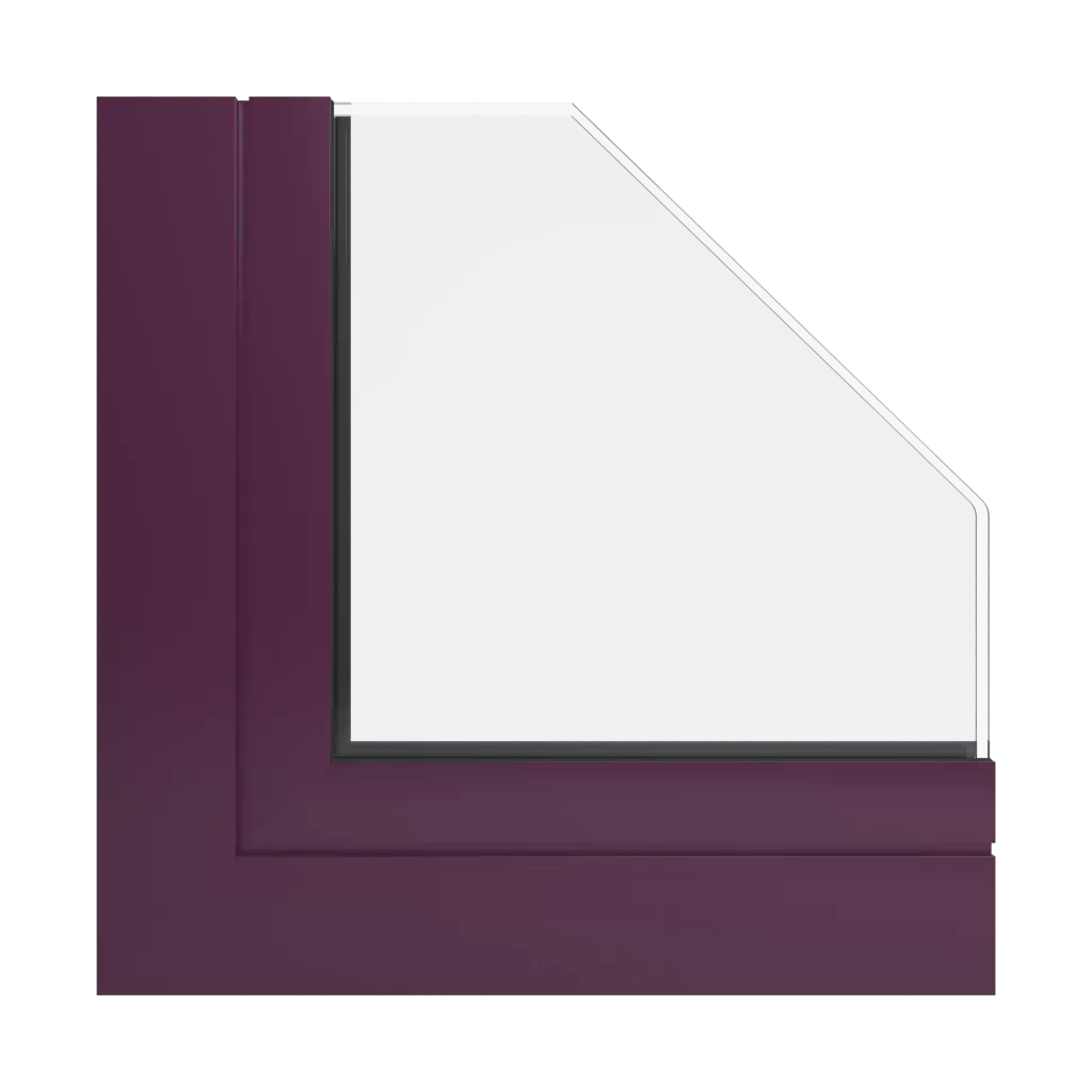 RAL 4007 Violet pourpre fenetres profils-de-fenetre aliplast visoglide-plus