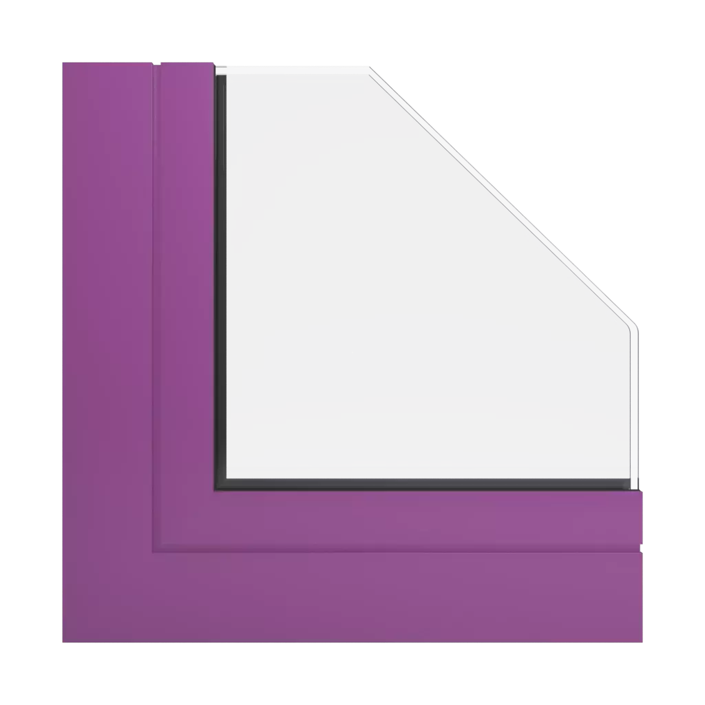 RAL 4008 Violet de sécurité des-produits cloisons-de-bureau-en-verre    
