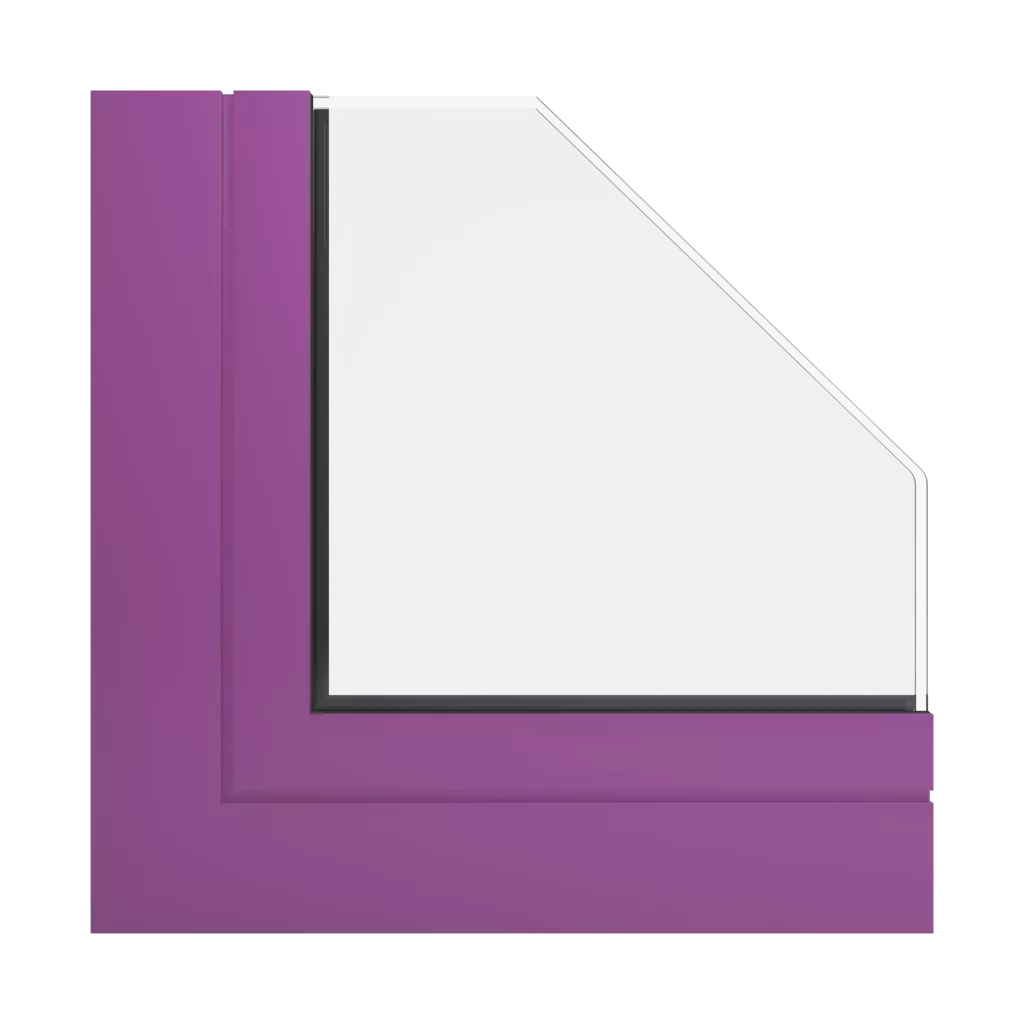 RAL 4008 Violet de sécurité fenetres profils-de-fenetre aluprof mb-77hs