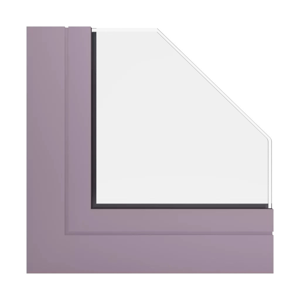RAL 4009 Violet pastel fenetres profils-de-fenetre aliplast slide-plus