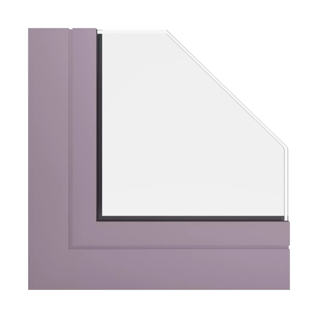 RAL 4009 Violet pastel fenetres profils-de-fenetre aliplast visoglide-plus