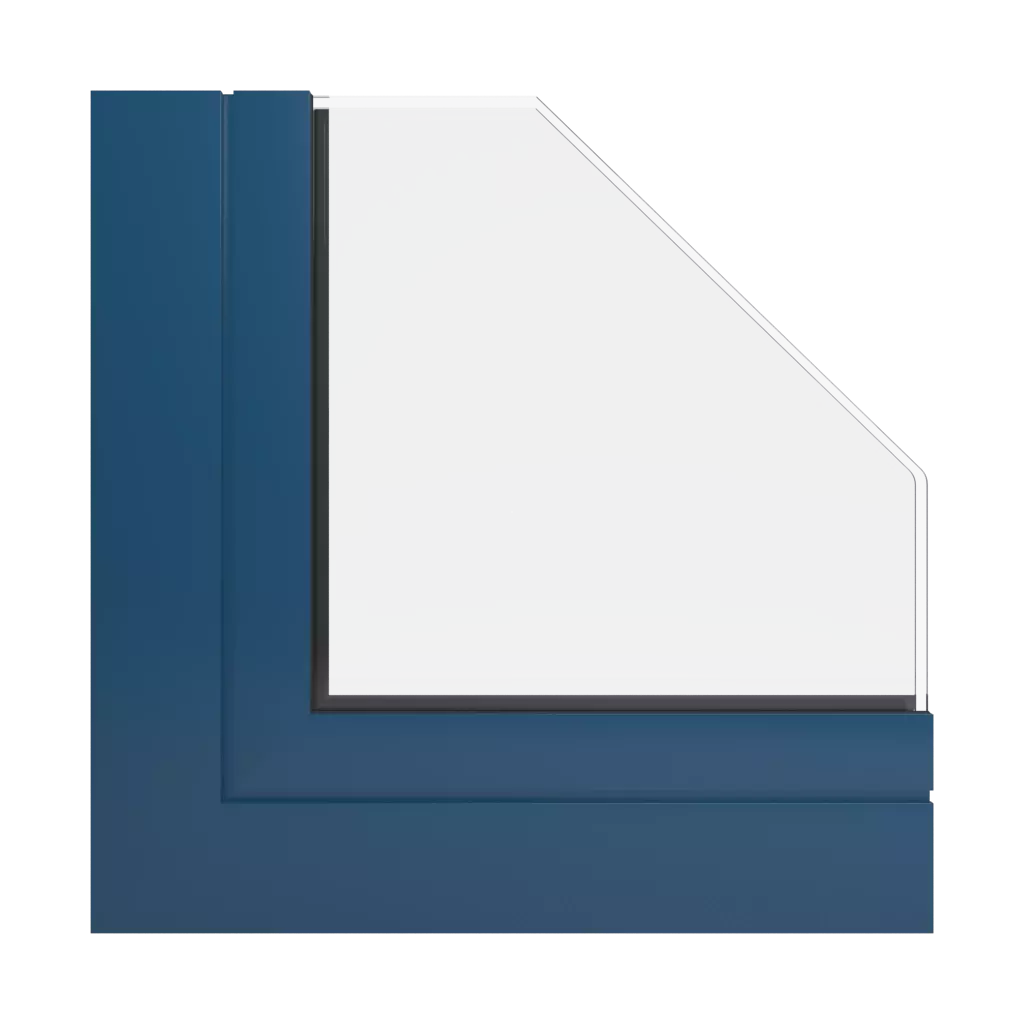 RAL 5001 Bleu vert fenetres profils-de-fenetre aluprof mb-60e-ei