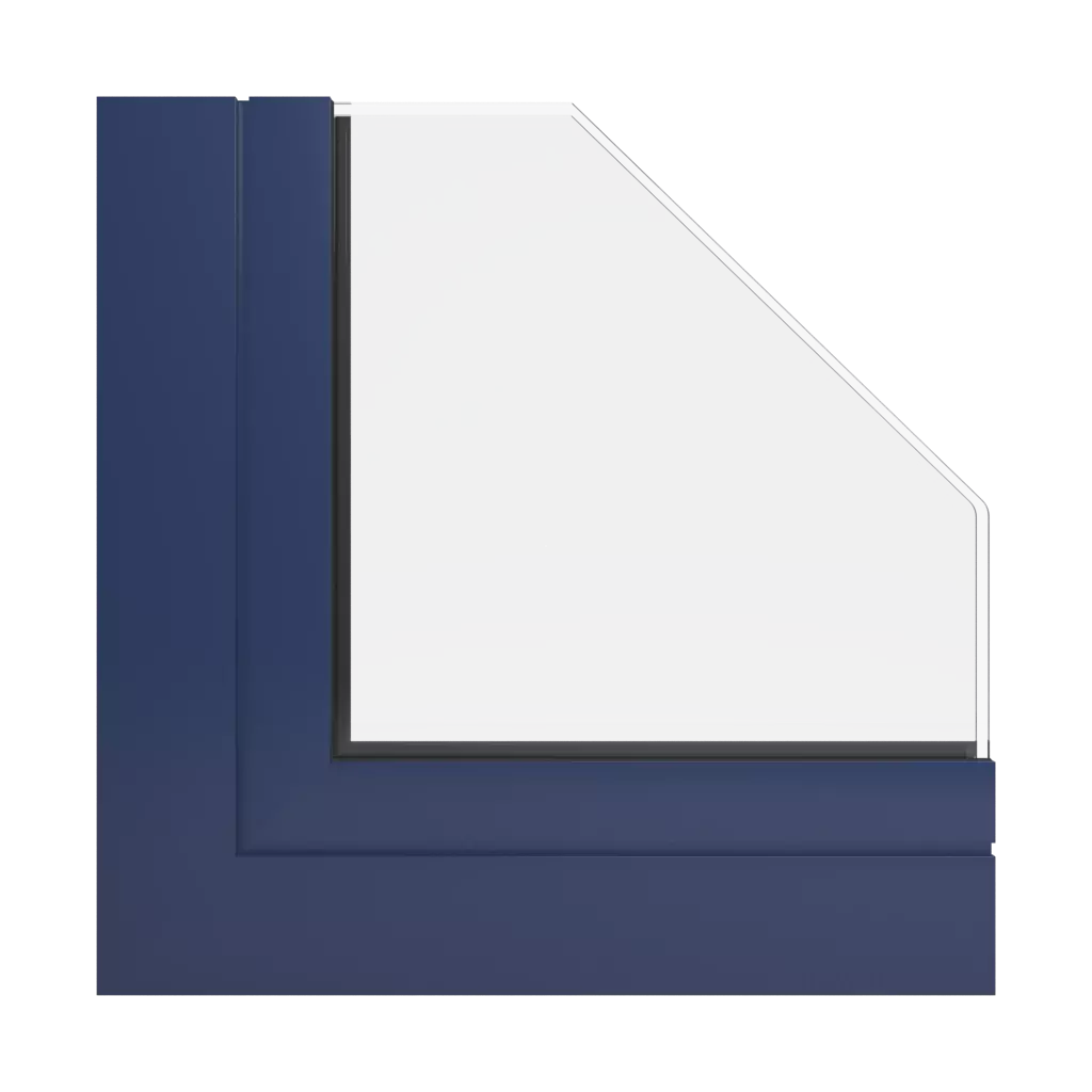 RAL 5003 Bleu saphir fenetres profils-de-fenetre aluprof mb-104-passive