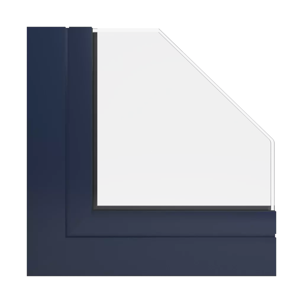 RAL 5011 Bleu acier fenetres profils-de-fenetre aliplast slide-plus
