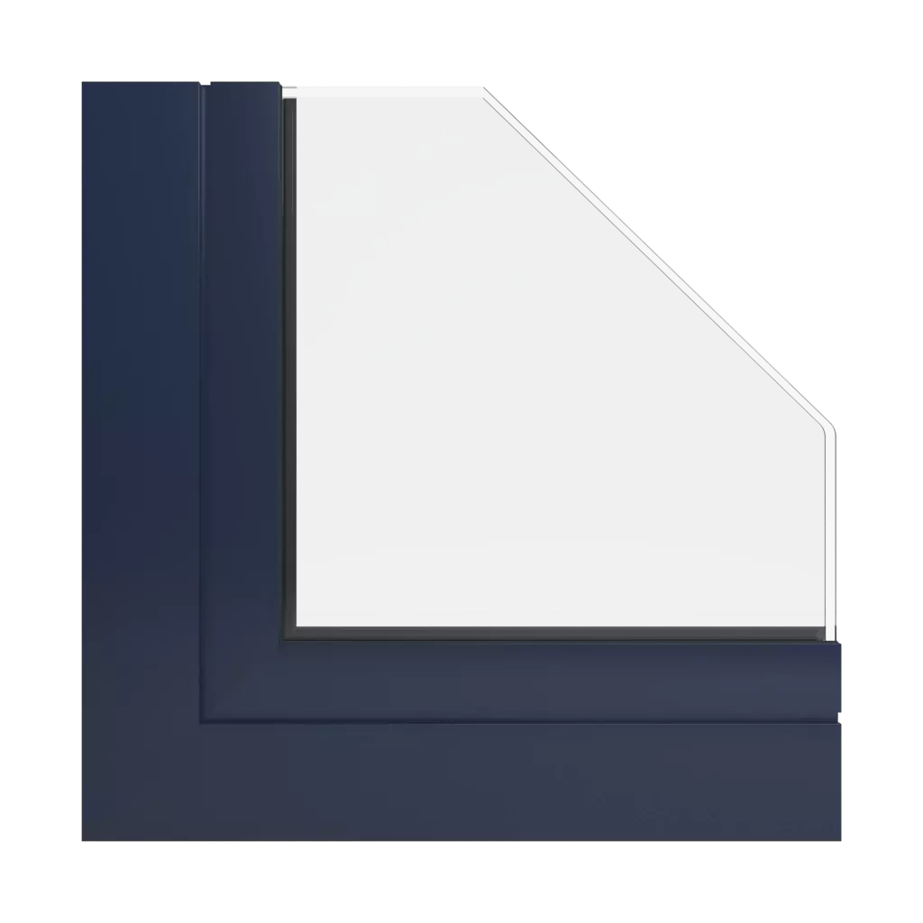 RAL 5011 Bleu acier fenetres profils-de-fenetre aliplast visoglide-plus