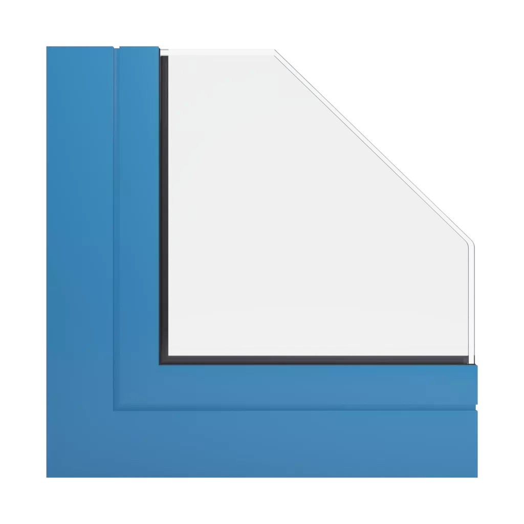 RAL 5012 Bleu clair des-produits cloisons-de-bureau-en-verre    