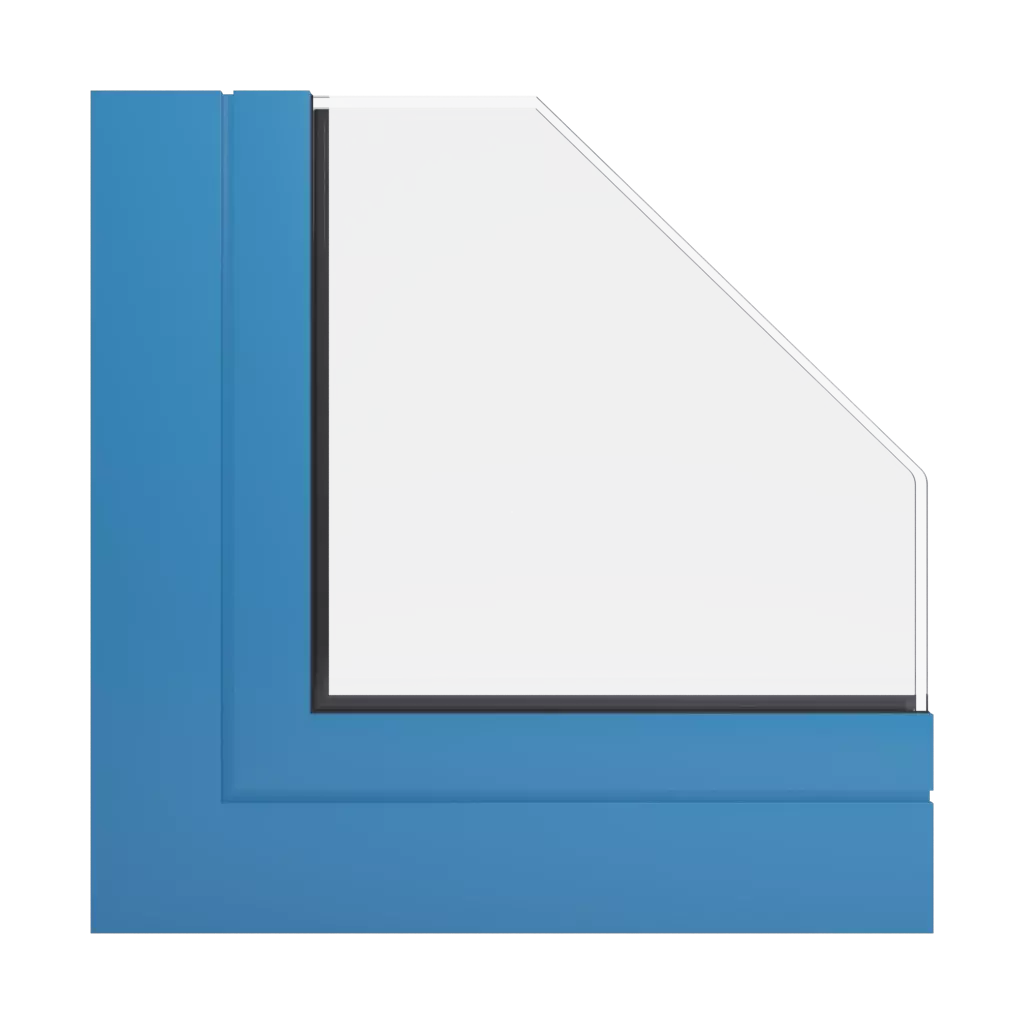 RAL 5012 Bleu clair fenetres profils-de-fenetre aliplast econoline