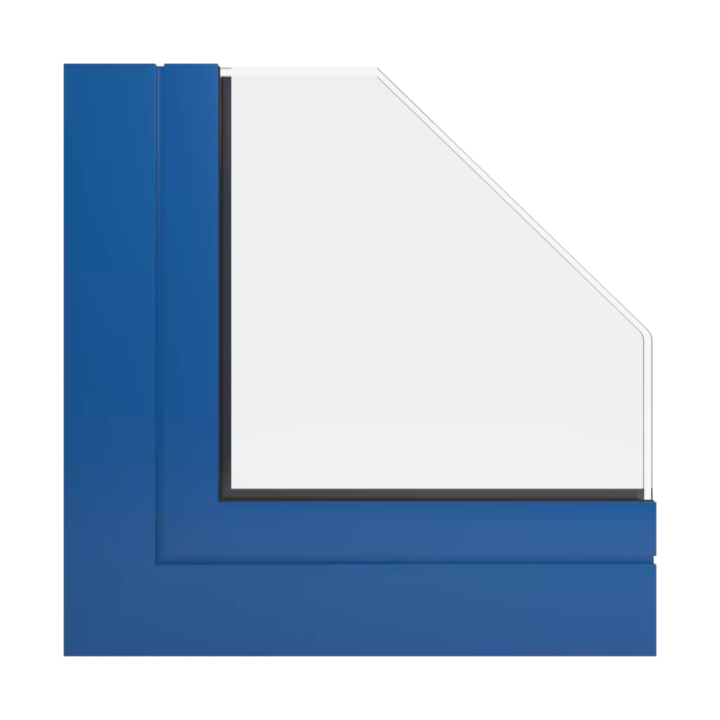 RAL 5017 Bleu signalisation des-produits cloisons-de-bureau-en-verre    