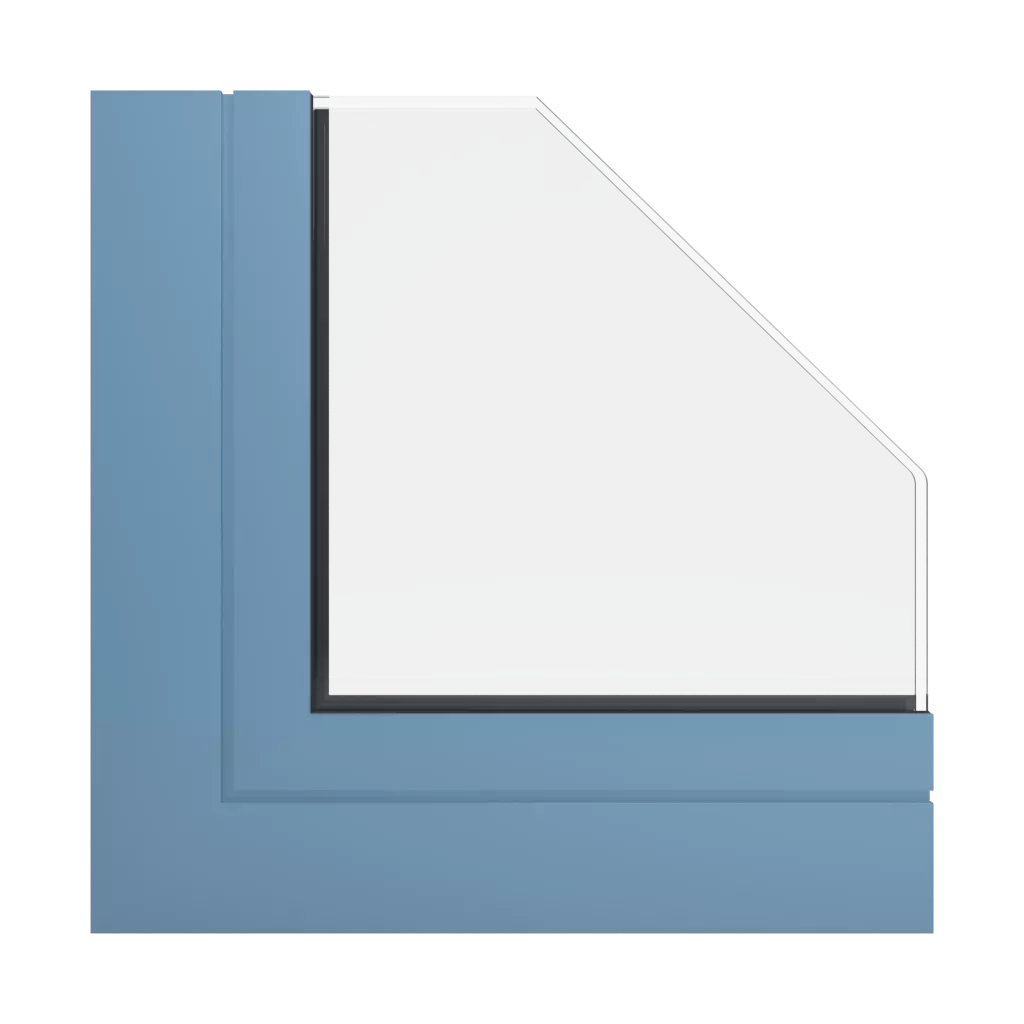 RAL 5024 Bleu pastel fenetres profils-de-fenetre aluprof mb-104-passive
