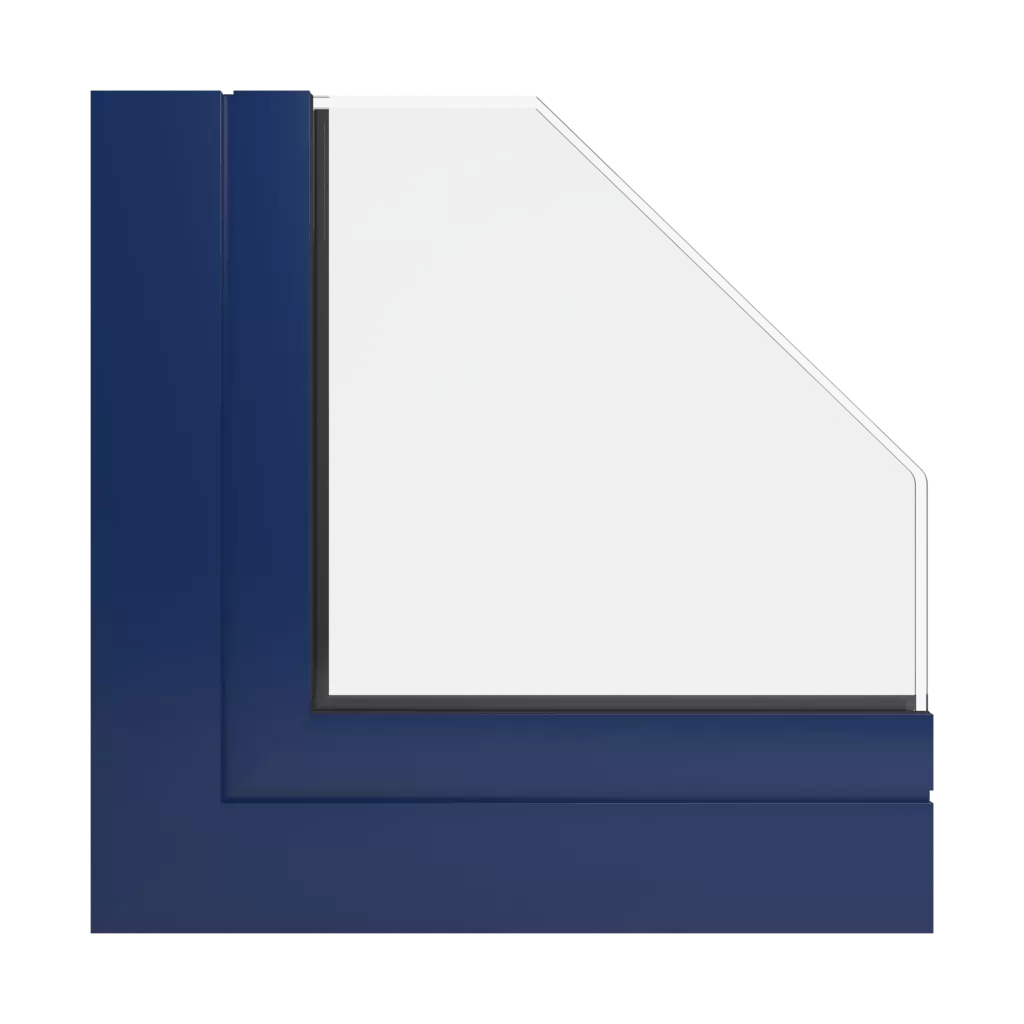 RAL 5026 Bleu nuit nacré fenetres profils-de-fenetre ponzio pe78n