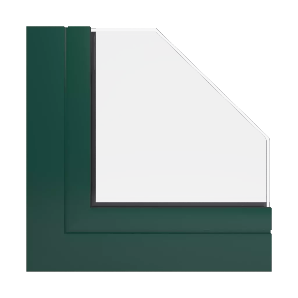 RAL 6005 Vert mousse fenetres profils-de-fenetre aliplast slide-plus
