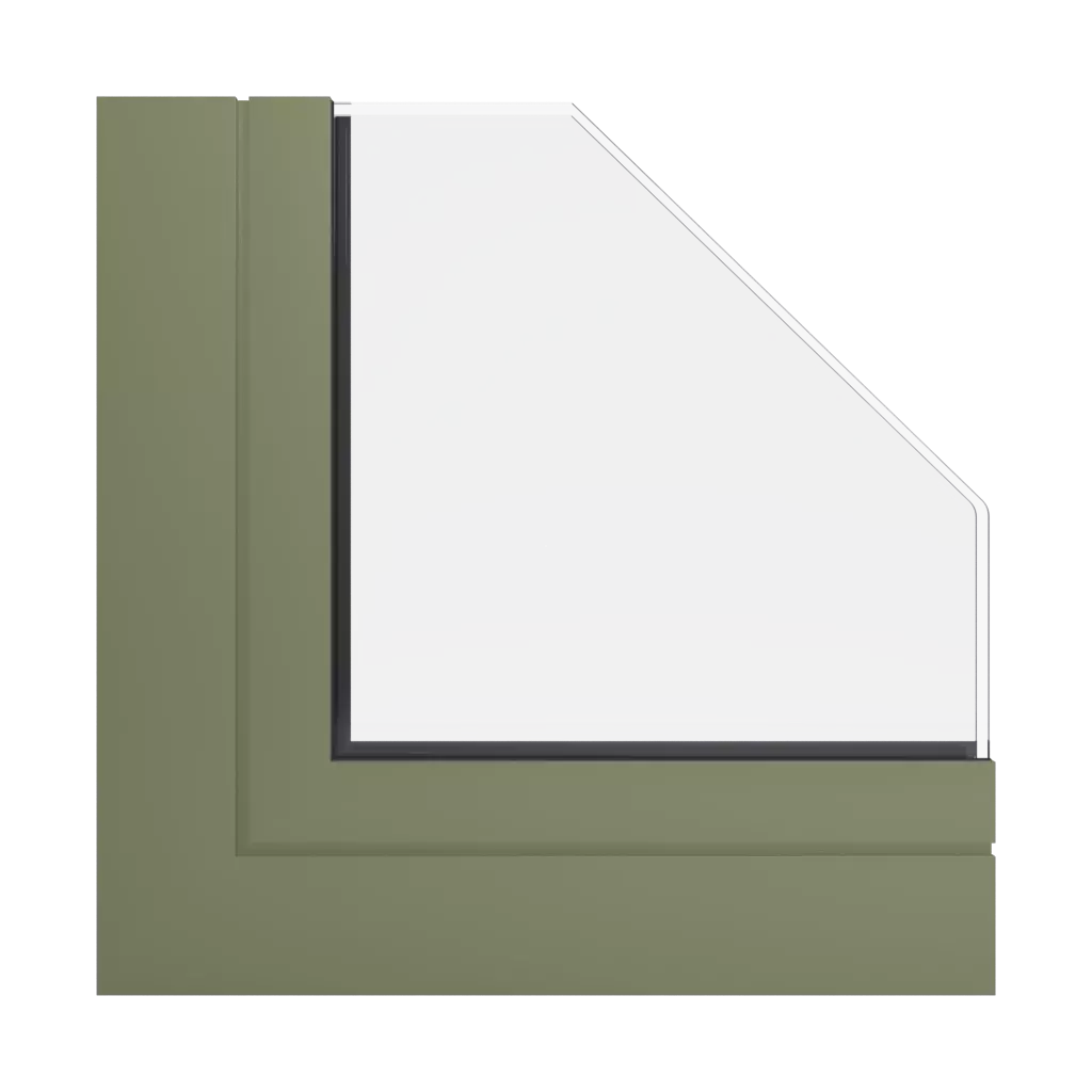 RAL 6013 Vert jonc fenetres profils-de-fenetre aliplast slide-plus