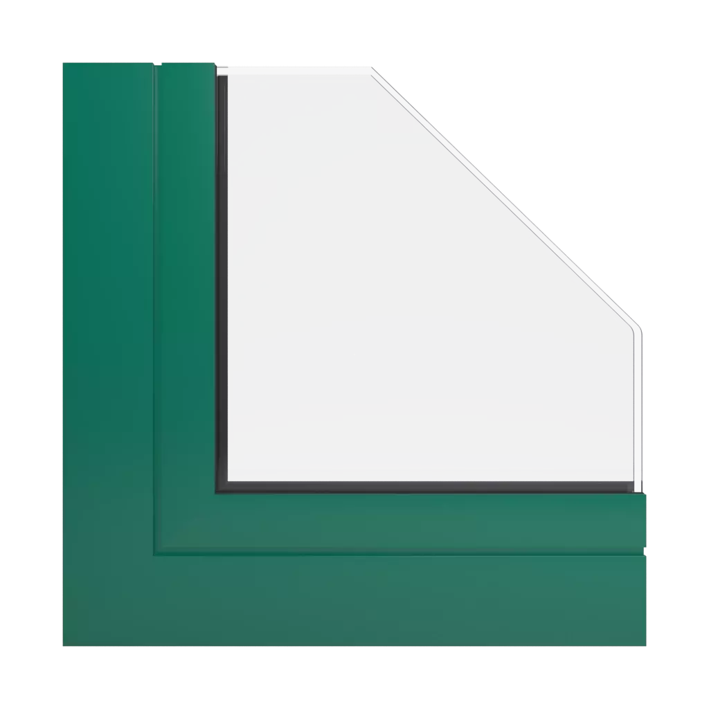 RAL 6016 Vert turquoise des-produits forfaits-de-fenetre aluminium-standard-plus   