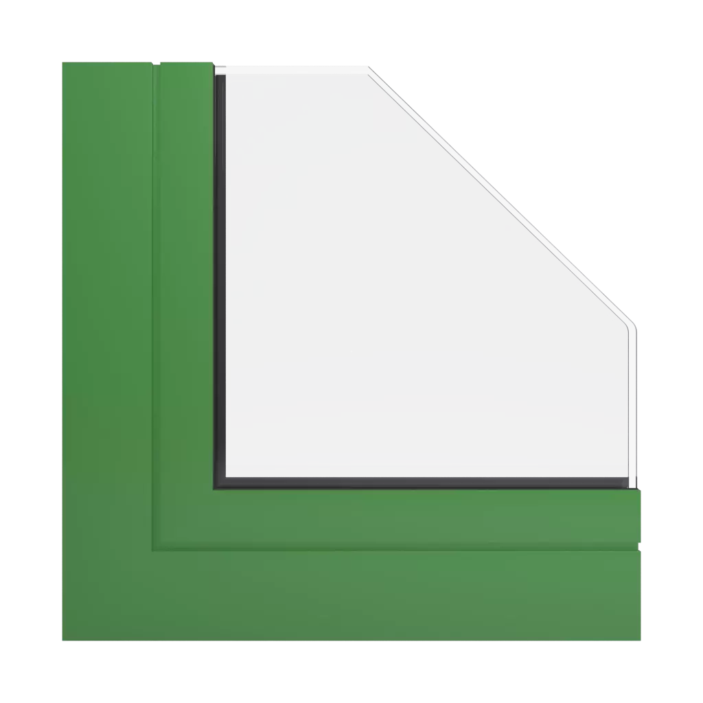 RAL 6017 Vert mai fenetres profils-de-fenetre aliplast slide-plus