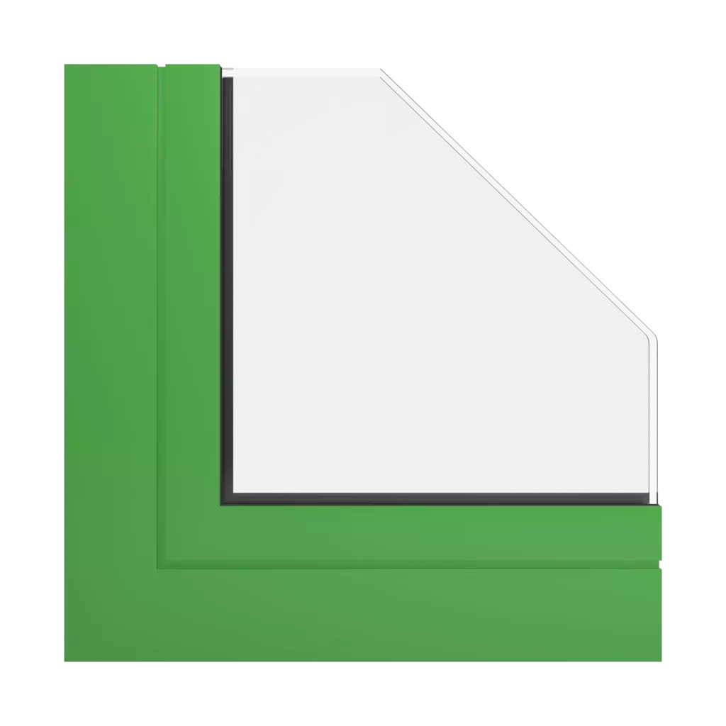 RAL 6018 Vert jaune fenetres profils-de-fenetre aliplast ultraglide