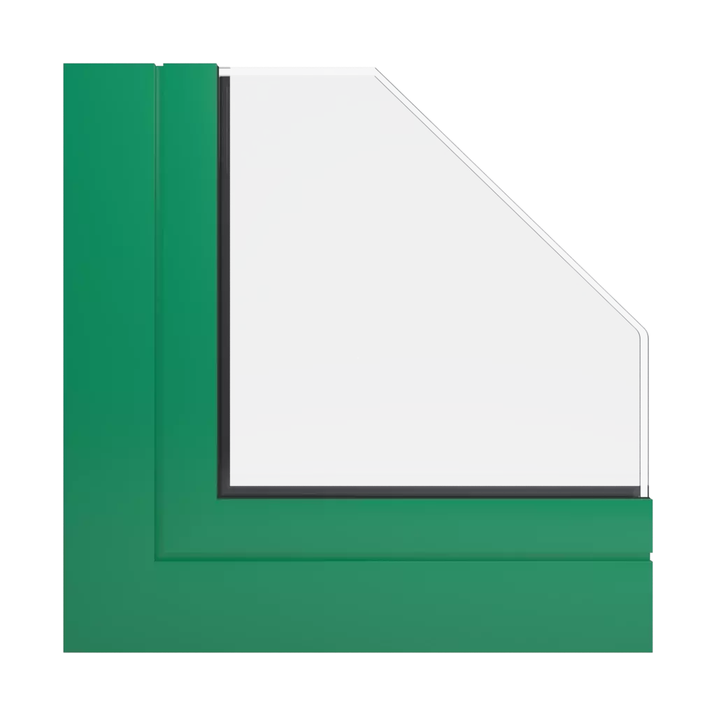 RAL 6024 Vert signalisation des-produits cloisons-de-bureau-en-verre    