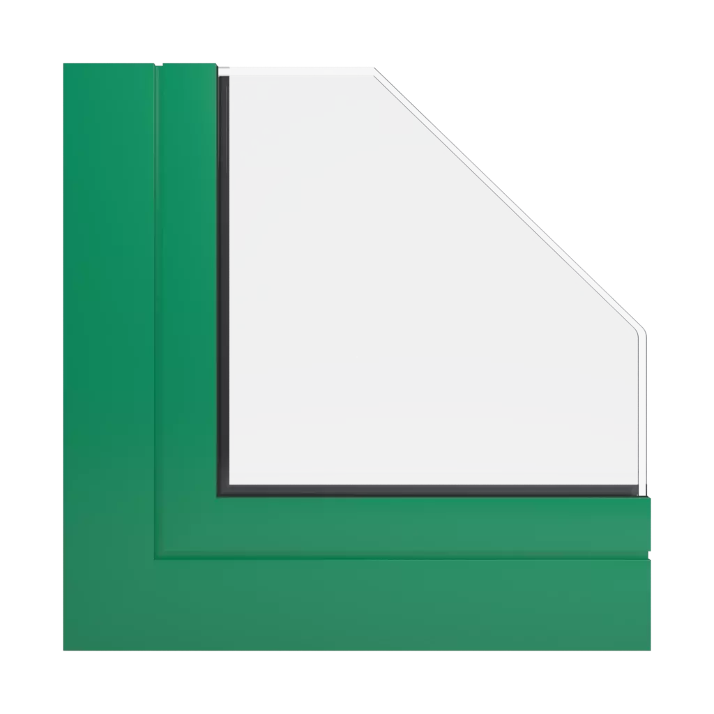 RAL 6024 Vert signalisation des-produits forfaits-de-fenetre aluminium-standard-plus   