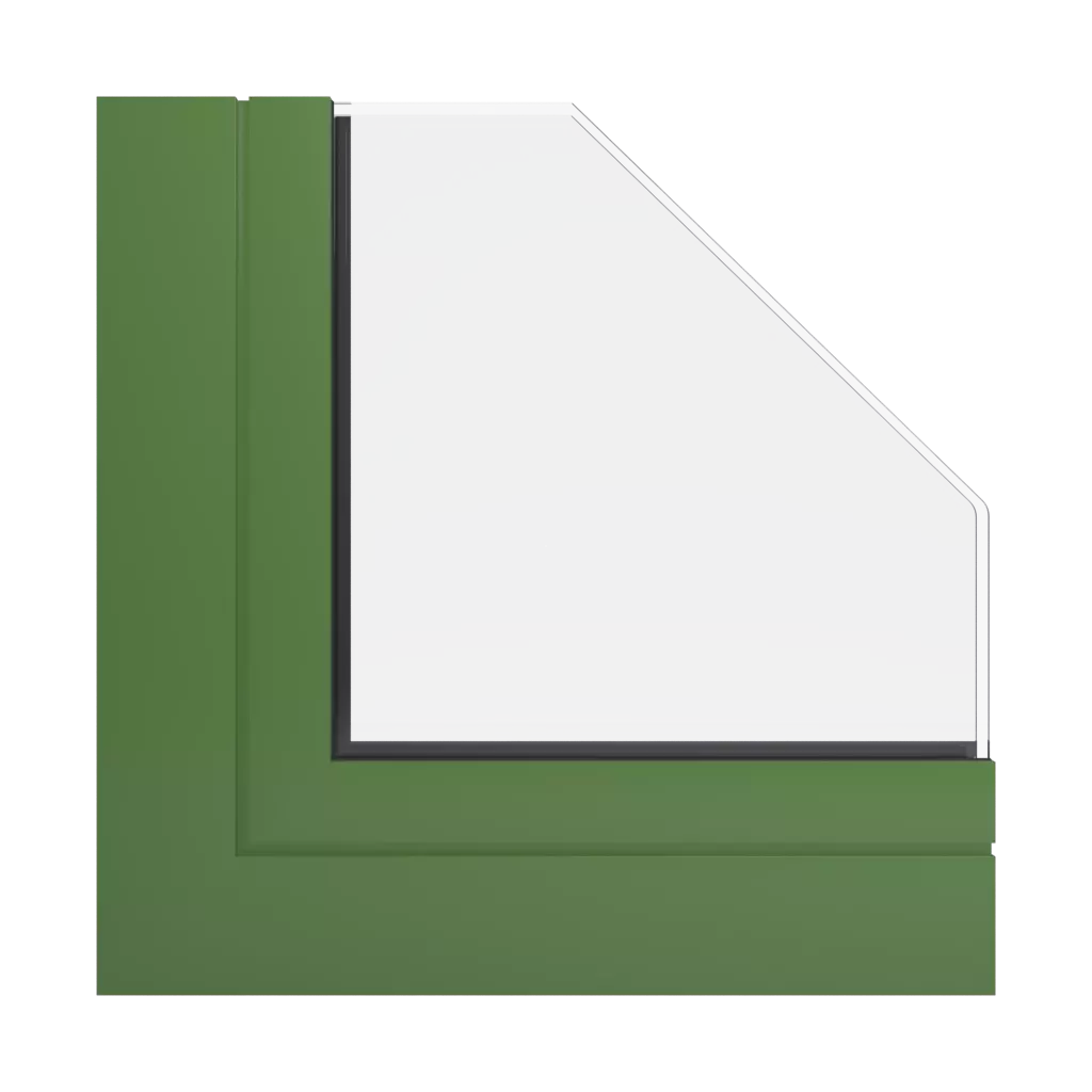 RAL 6025 Vert fougère fenetres profils-de-fenetre aliplast visoglide-plus